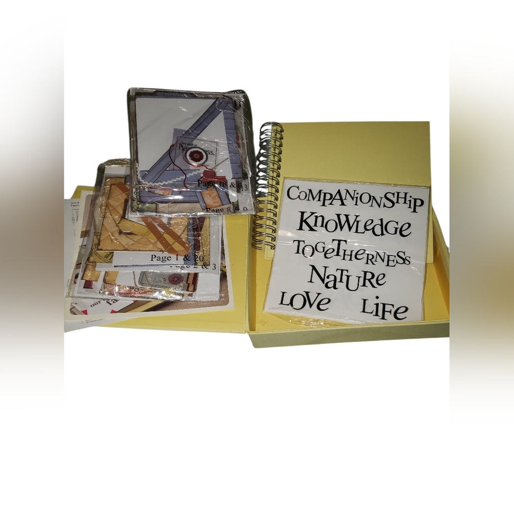 Scrapbook Kit With Instructions